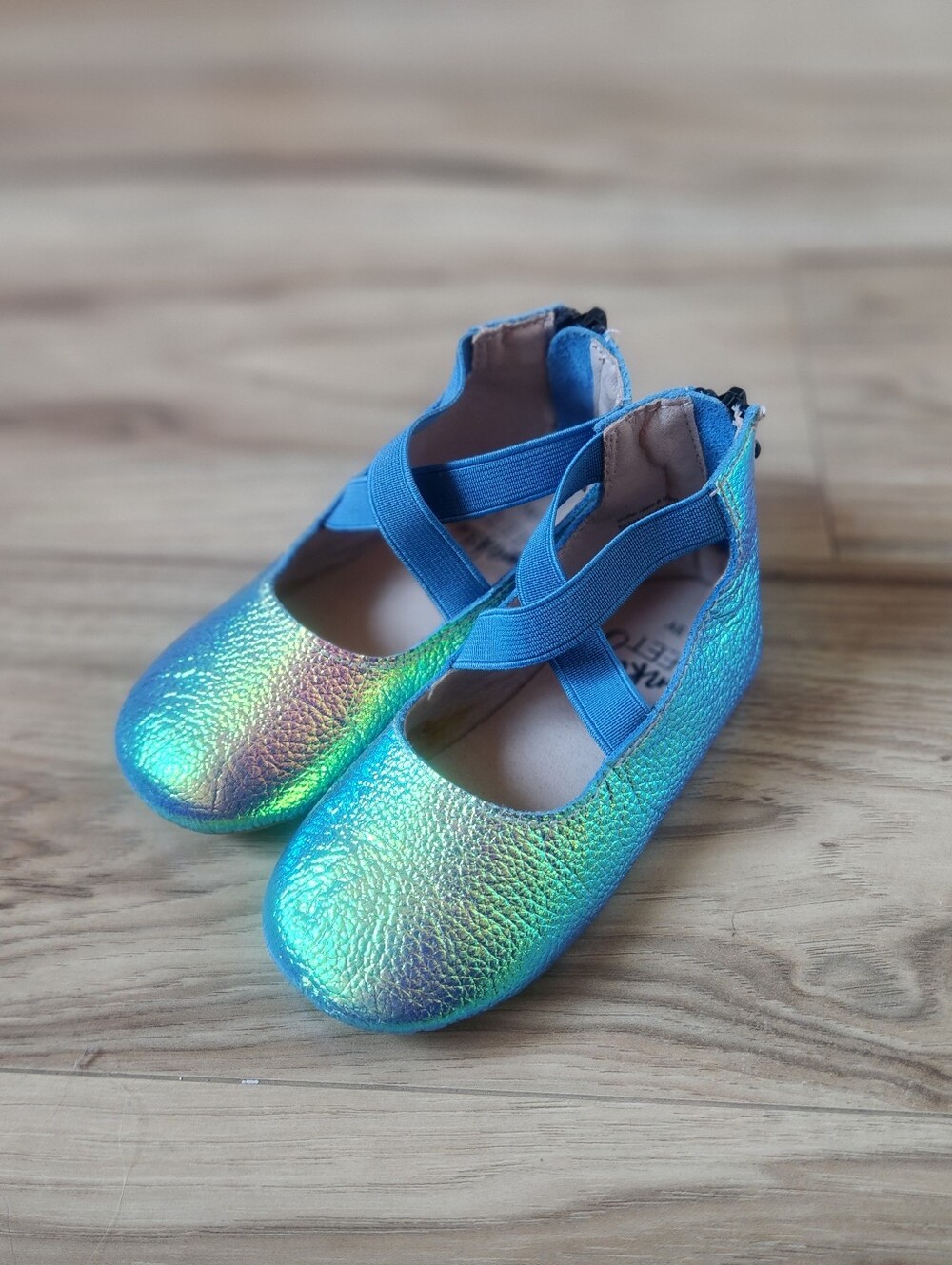 Monkey Feet 2-3 Yr Iridescent Ballet Flats